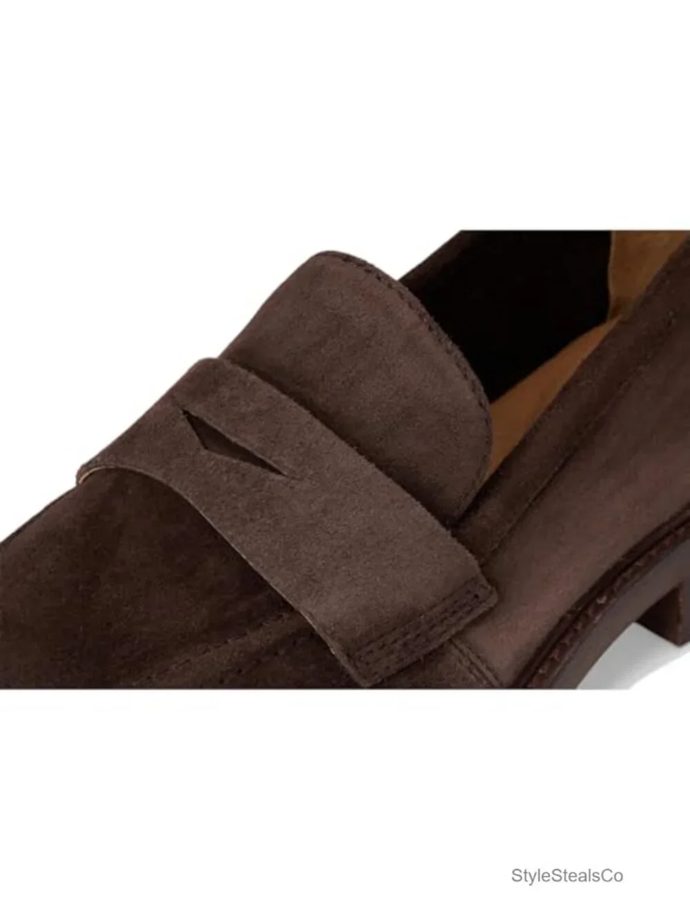 Italian Suede Penny Loafers with Cushioned Insole